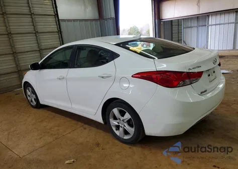 2013 Hyundai Elantra Gls z USA, uszkodzony, nr VIN 5NPDH4AE0DH191391